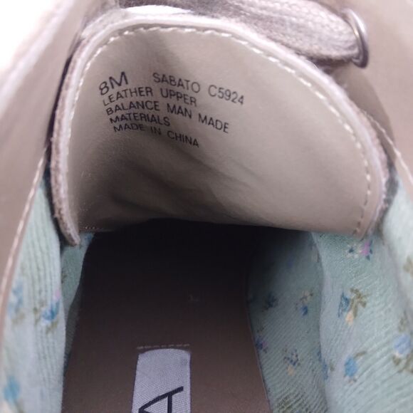 Y2K Chunky Heel Platform Brown Leather Ankle Boots MIA Womens Size 8M - Picture 10 of 12